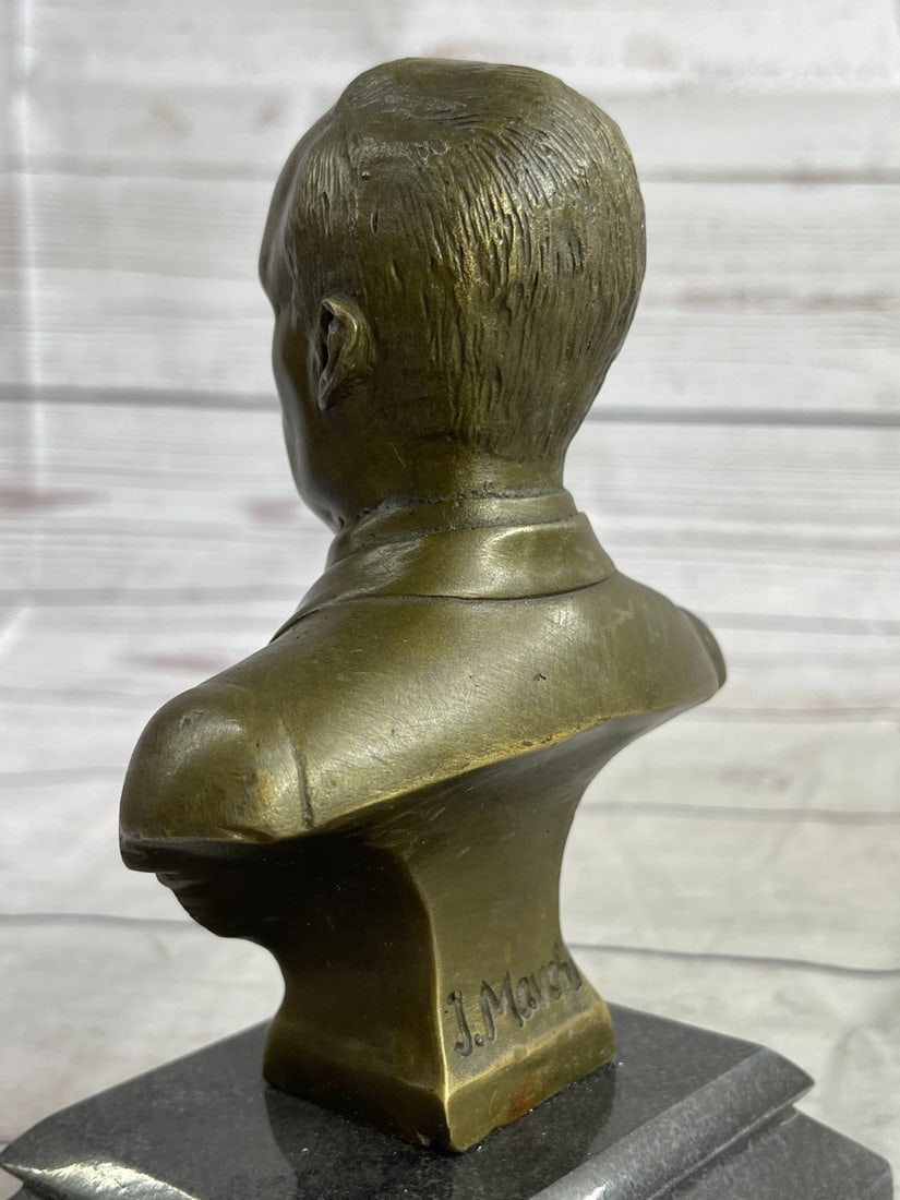 Russian Putin Bust Bronze Statue - 9