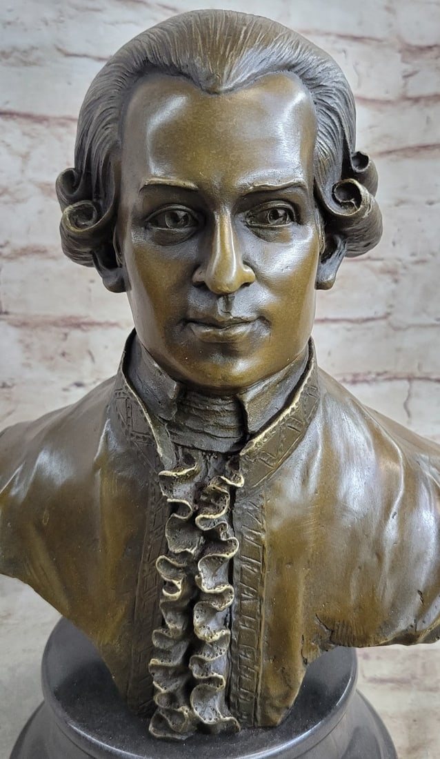 Mozart Bust Bronze Statue - 6
