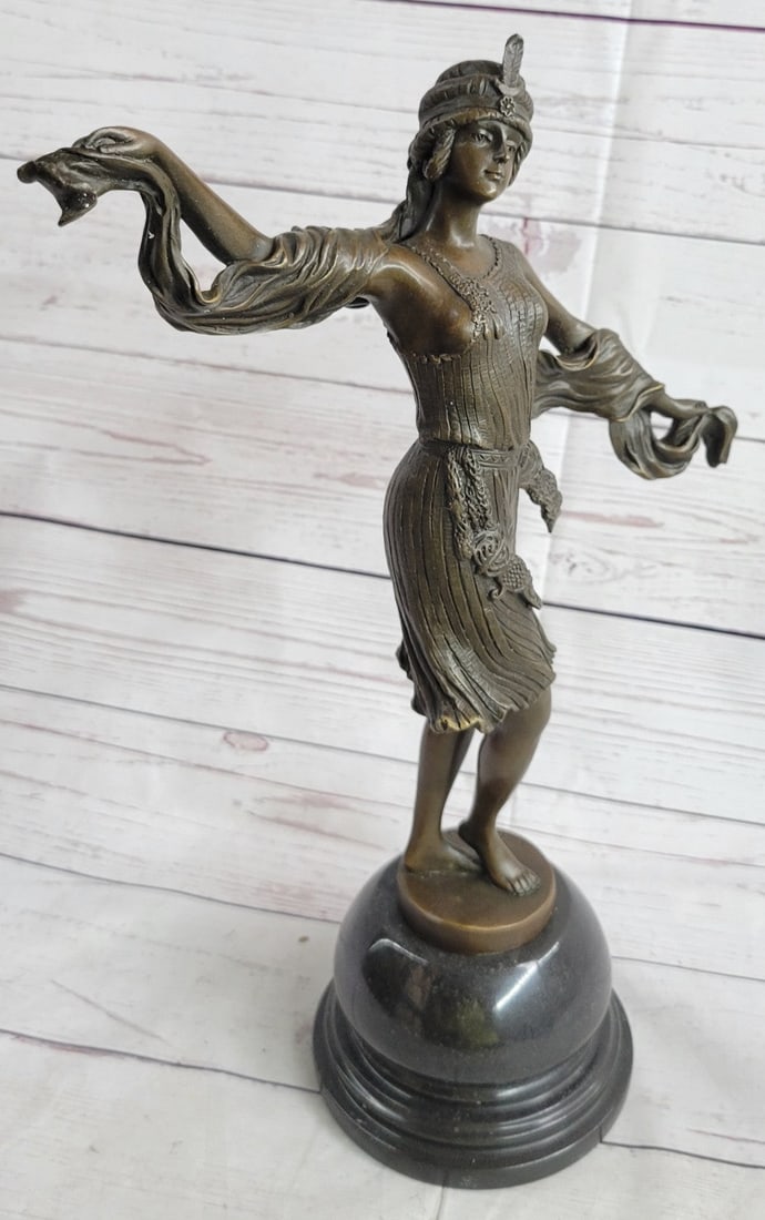 Dancer Bronze Sculpture - 3
