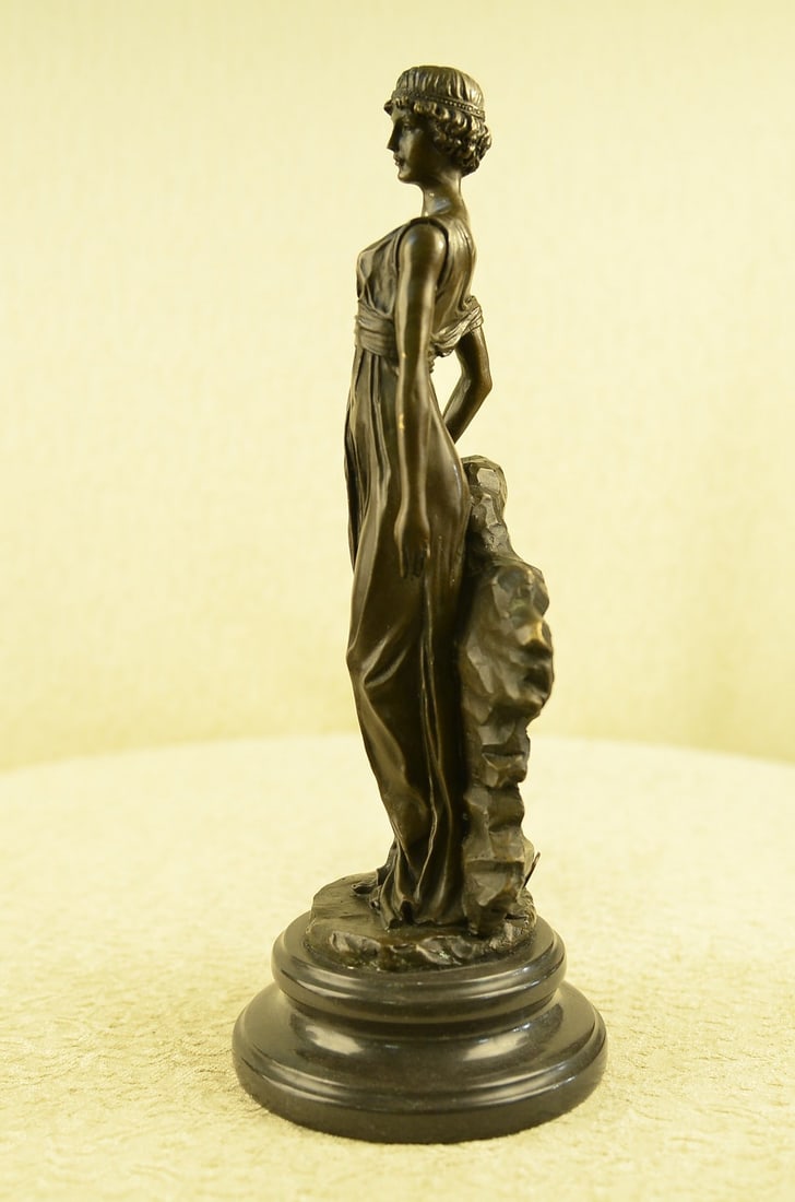 Roman Lady Bronze Statue - 2