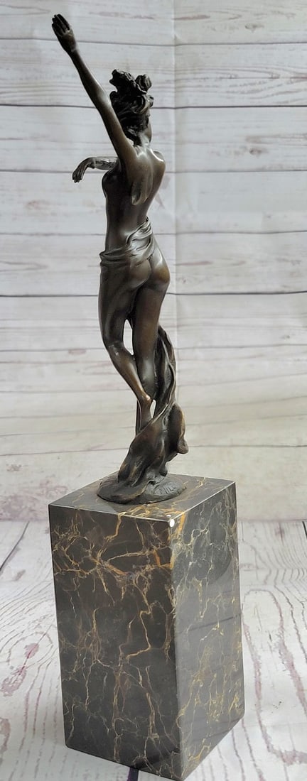 Nude Dancer Bronze Figure - 4