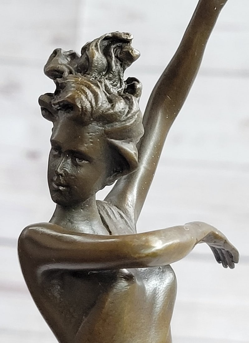 Nude Dancer Bronze Figure - 8