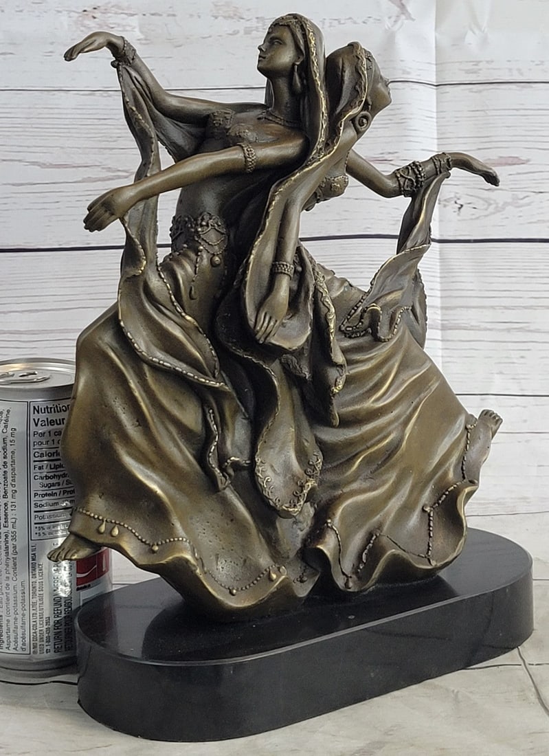 Twin Dancer Bronze Sculpture - 2