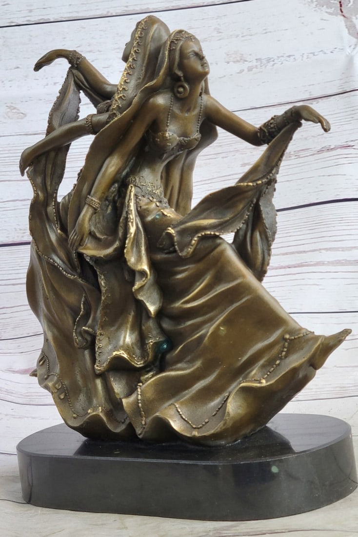 Twin Dancer Bronze Sculpture - 3
