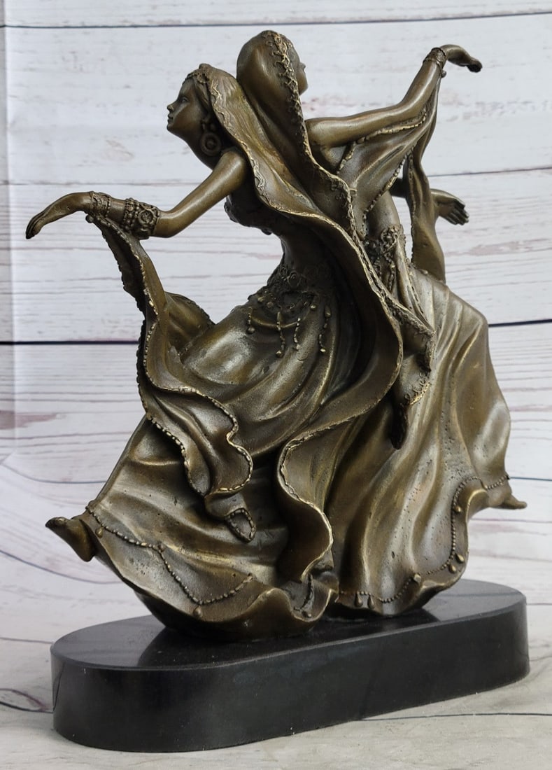 Twin Dancer Bronze Sculpture - 4
