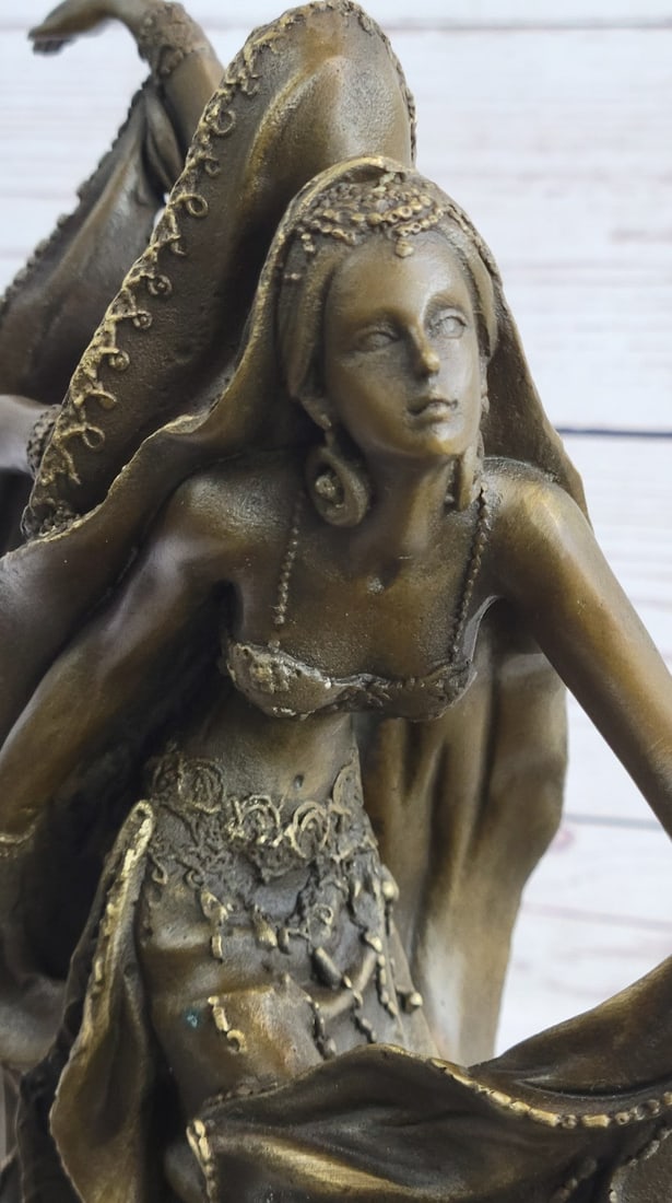 Twin Dancer Bronze Sculpture - 6