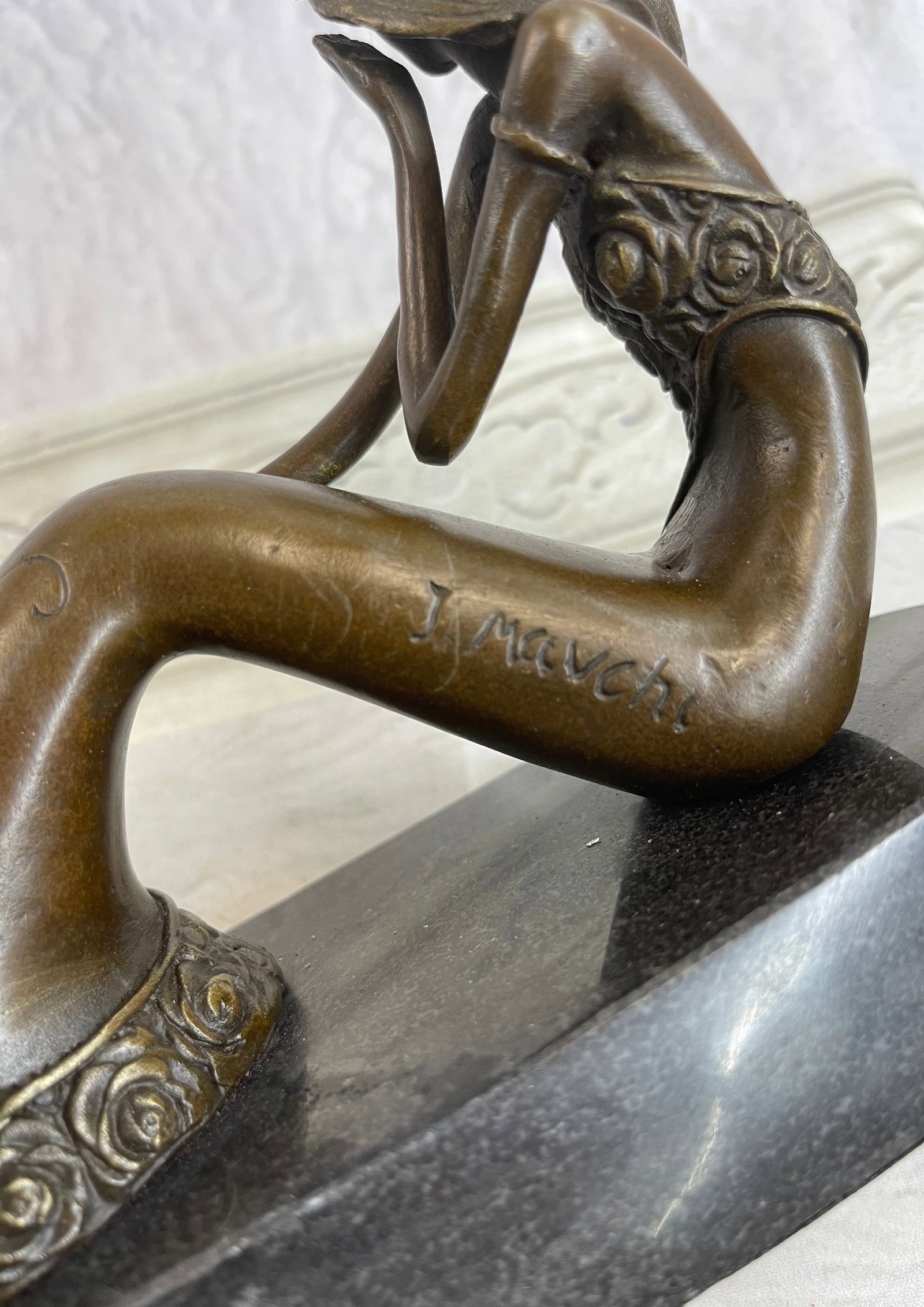 Mermaid Decor Bronze Statue - 10