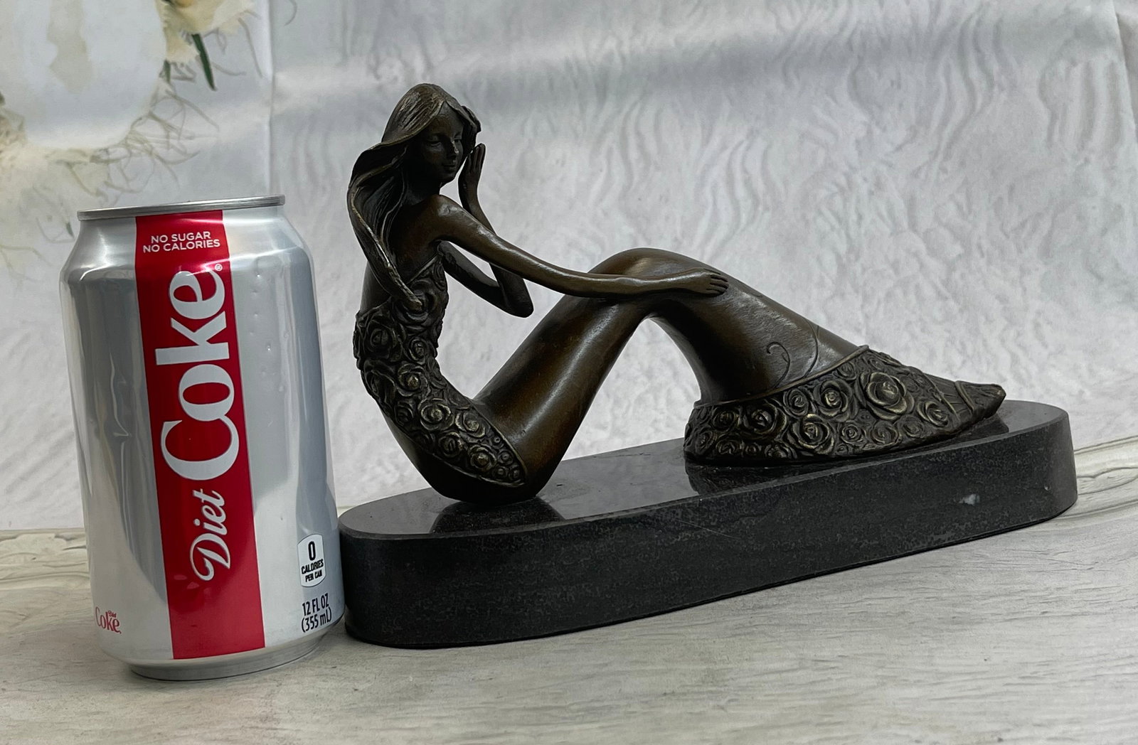 Mermaid Decor Bronze Statue - 2