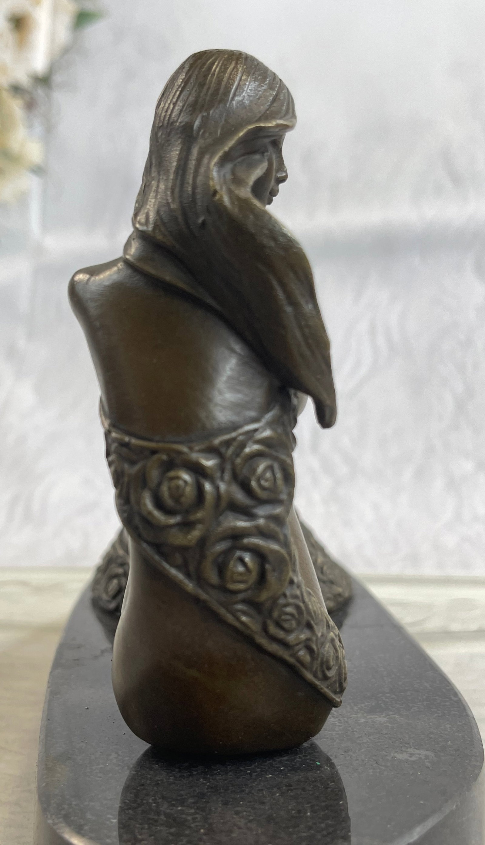 Mermaid Decor Bronze Statue - 5