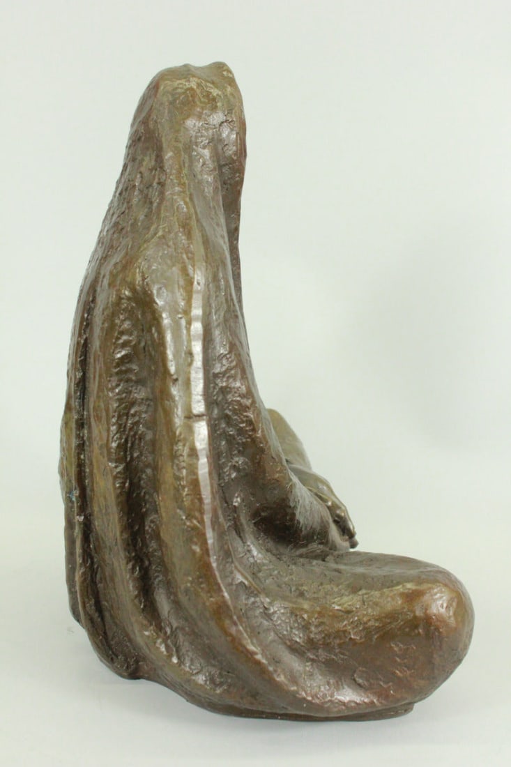 Native American Wise Elder Bronze Statue - 2