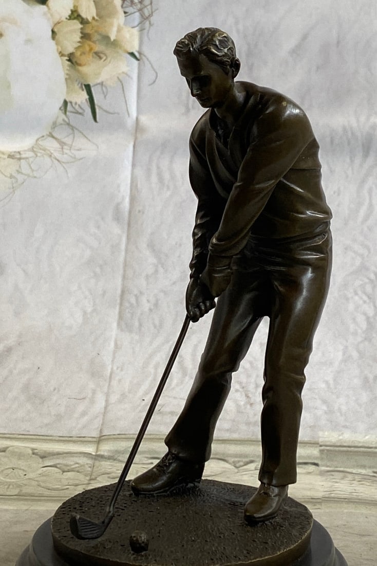 Golfer Bronze Statue - 7