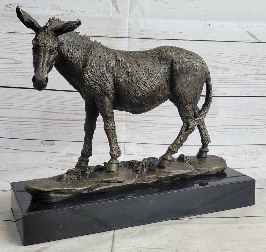 Donkey Bronze Sculpture - 3