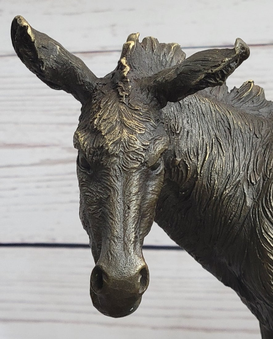Donkey Bronze Sculpture - 6