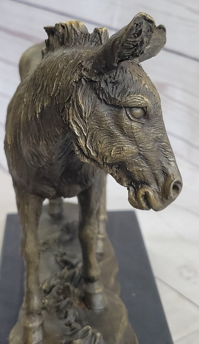 Donkey Bronze Sculpture - 8