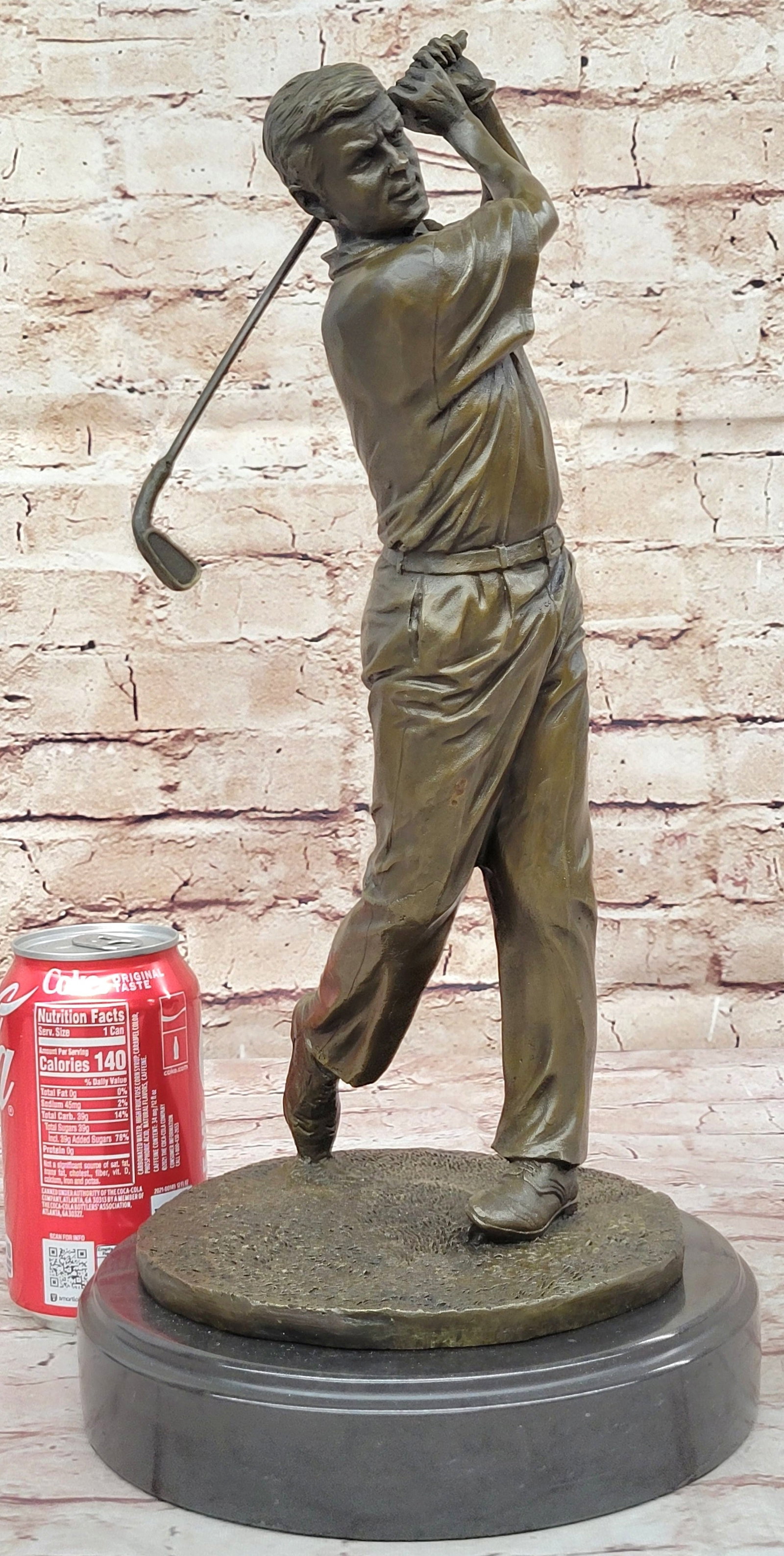 Golfer Trophy Bronze Statue - 2