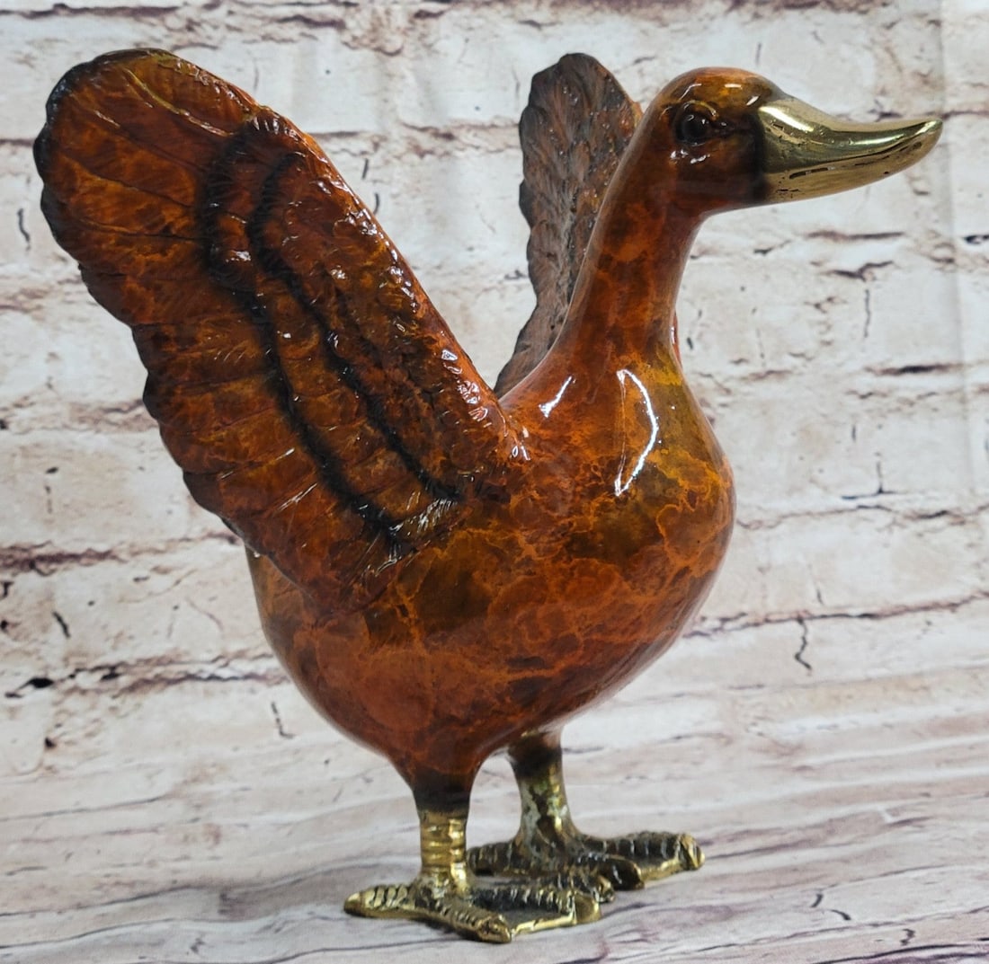 Duck Bronze Figurine - 3