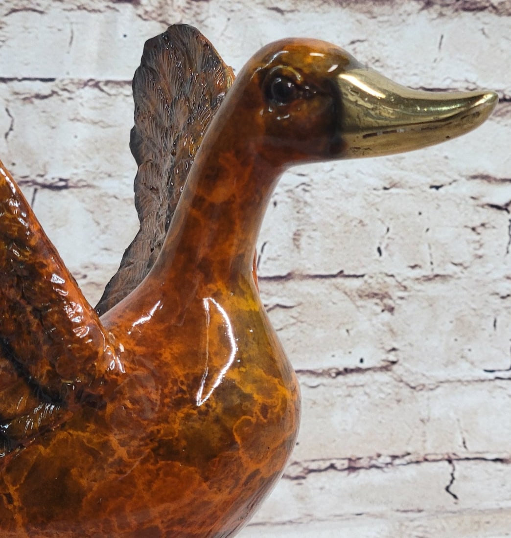 Duck Bronze Figurine - 7