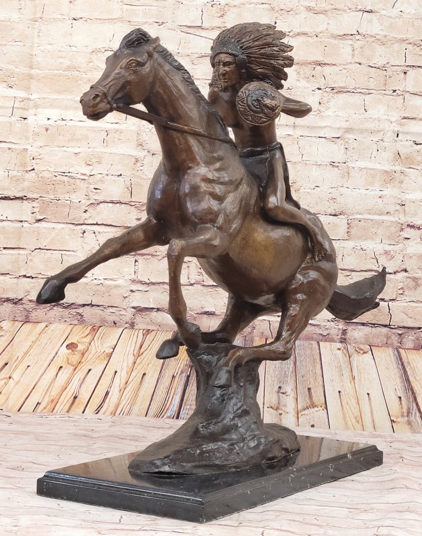 Warrior Bronze Sculpture - 4