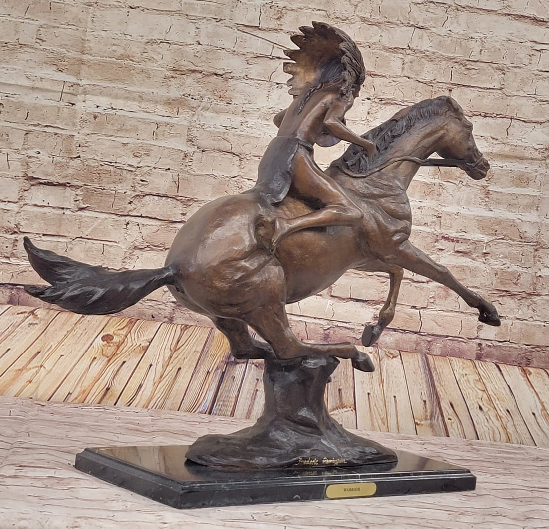 Warrior Bronze Sculpture - 6
