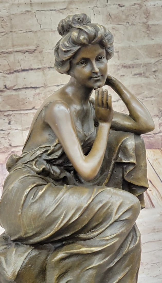 Female Bronze Statue - 5