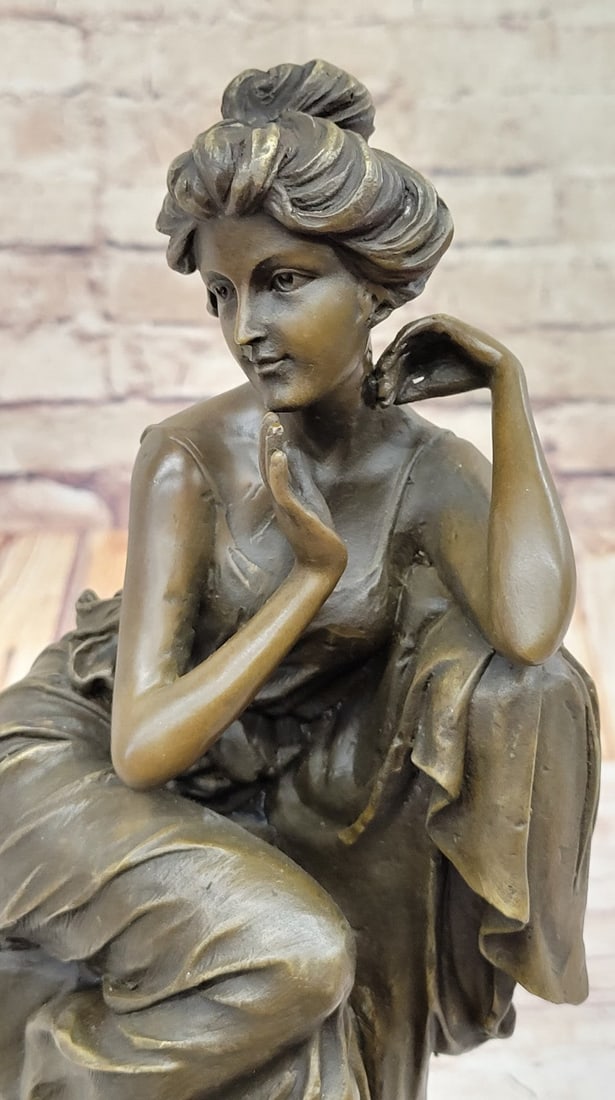 Female Bronze Statue - 6