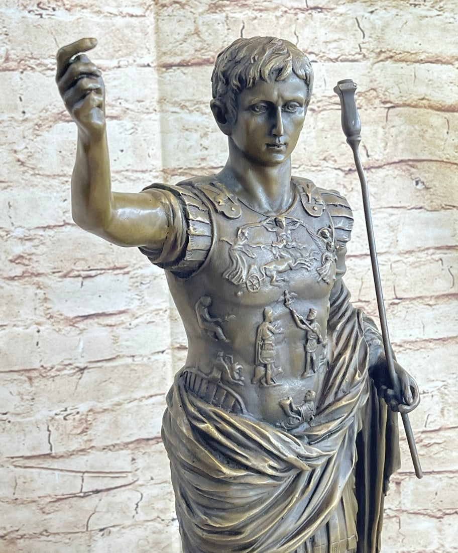 Julius Caesar Bronze Sculpture - 6