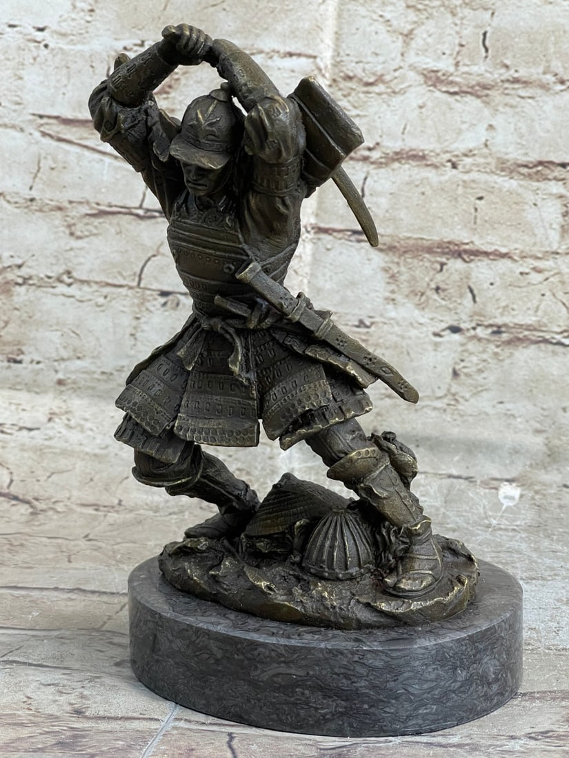 Samurai Bronze Figurine - 3