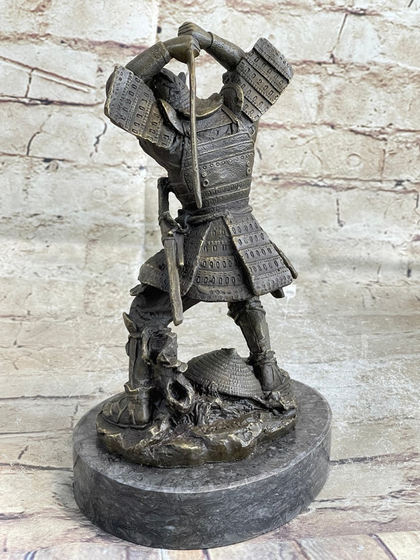 Samurai Bronze Figurine - 4