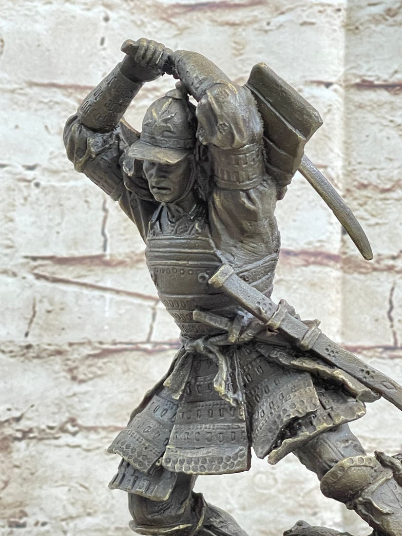 Samurai Bronze Figurine - 7