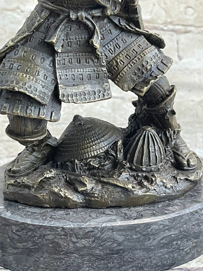 Samurai Bronze Figurine - 8