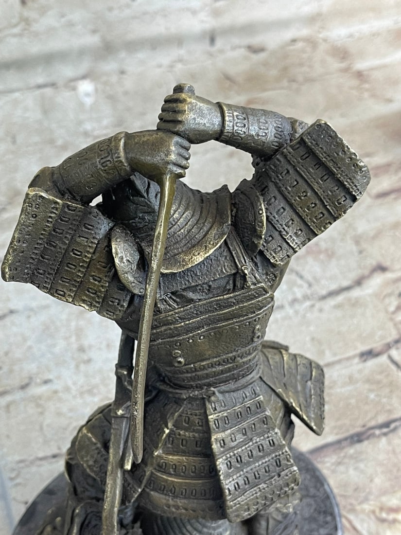 Samurai Bronze Figurine - 9