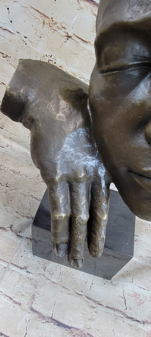 Resting Man Bronze Statue - 7