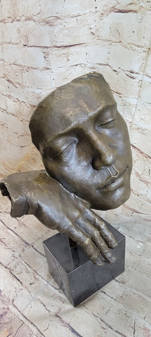 Resting Man Bronze Statue - 9