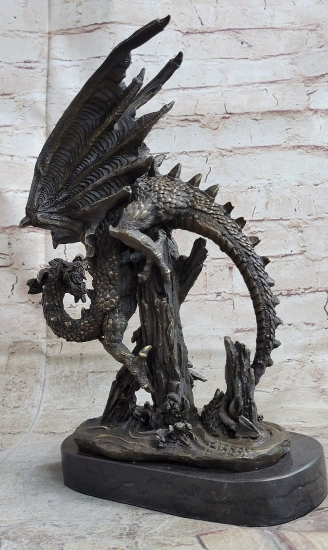 Dragon Bronze Sculpture - 4