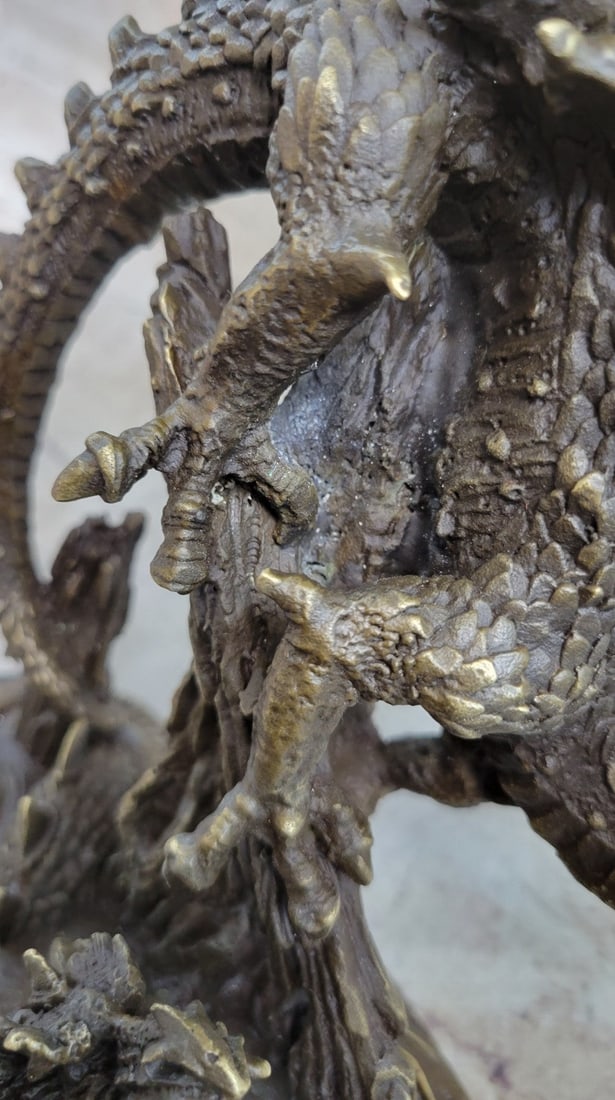 Dragon Bronze Sculpture - 7