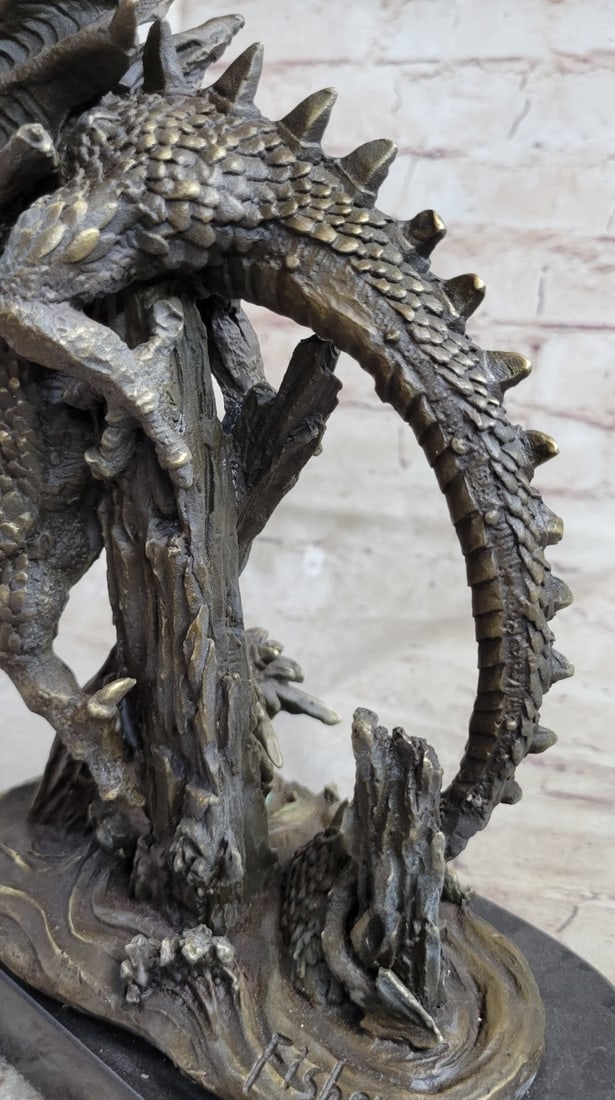 Dragon Bronze Sculpture - 9