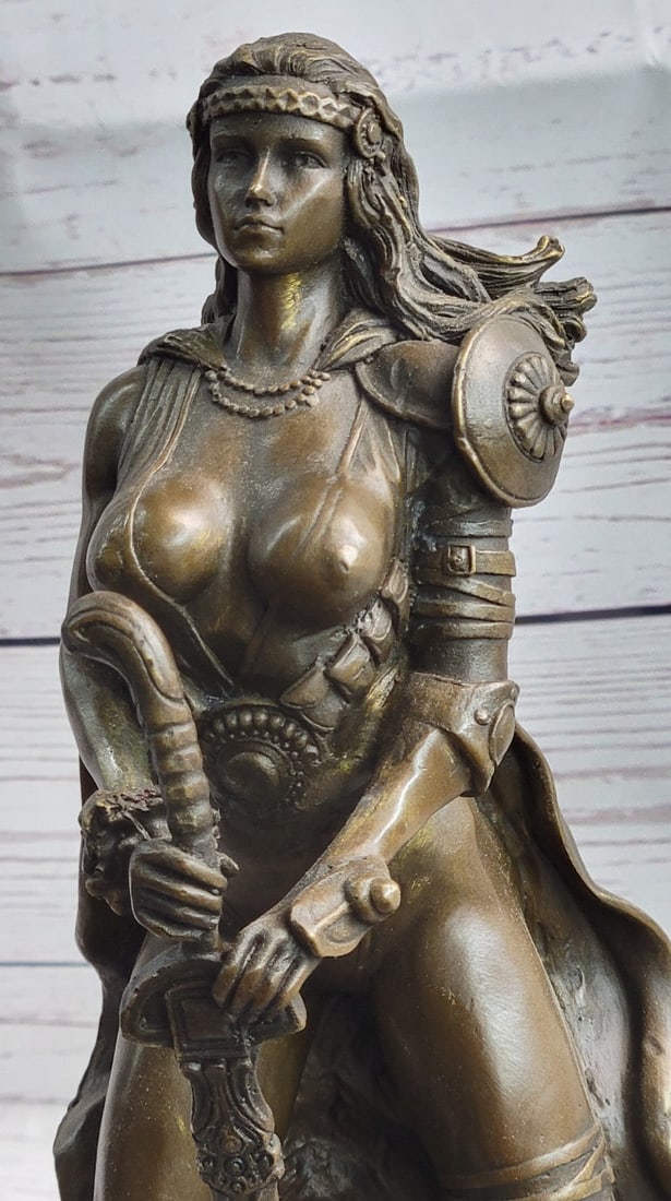 Amazon Warrior Bronze Sculpture - 7
