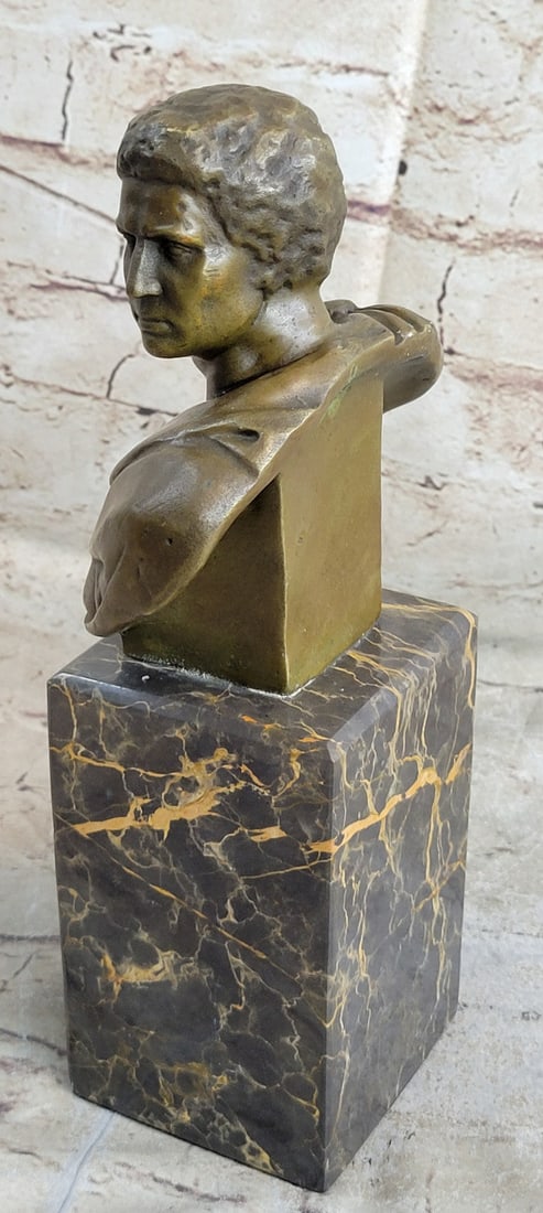 Caesar Vatican Bust Bronze Sculpture - 4