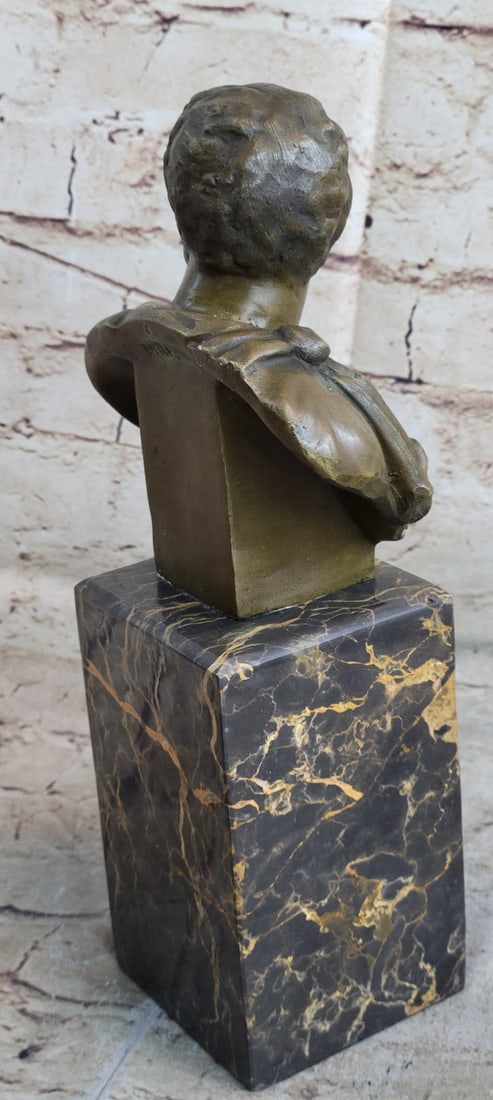 Caesar Vatican Bust Bronze Sculpture - 5