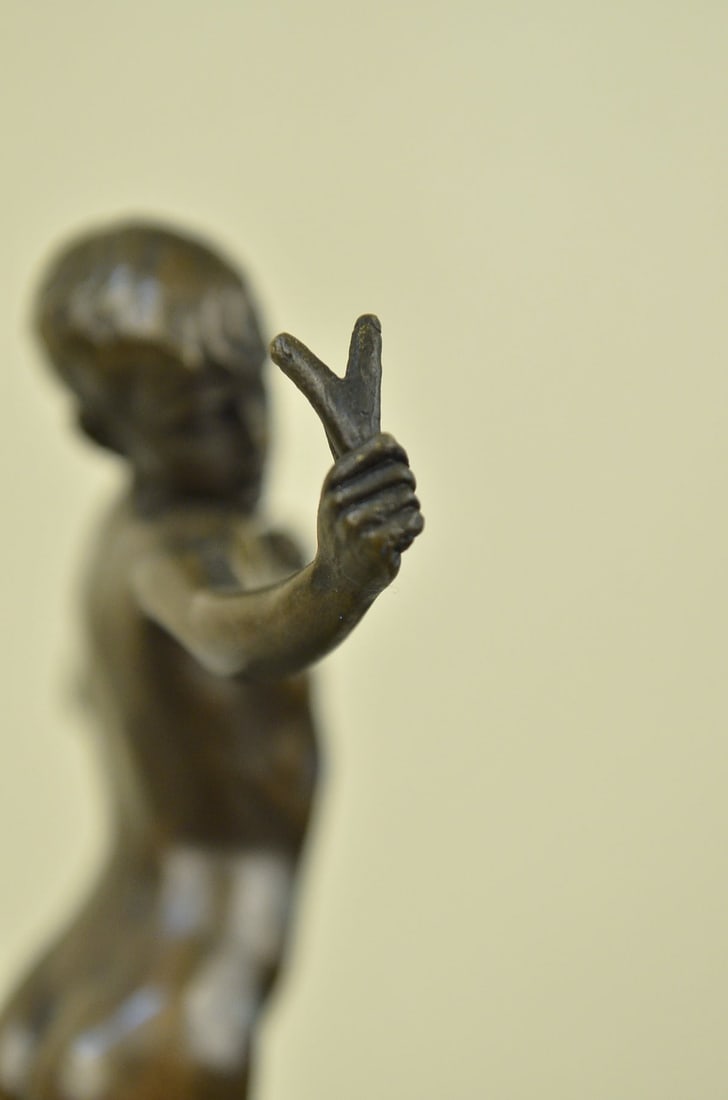 Austrian Boy Vienna Bronze Statue - 7