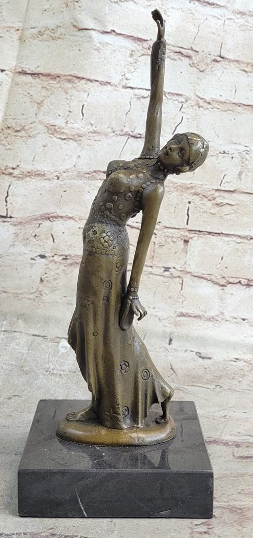 Belly Dancer Bronze Sculpture - 3