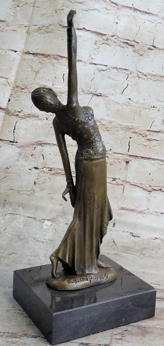 Belly Dancer Bronze Sculpture - 4
