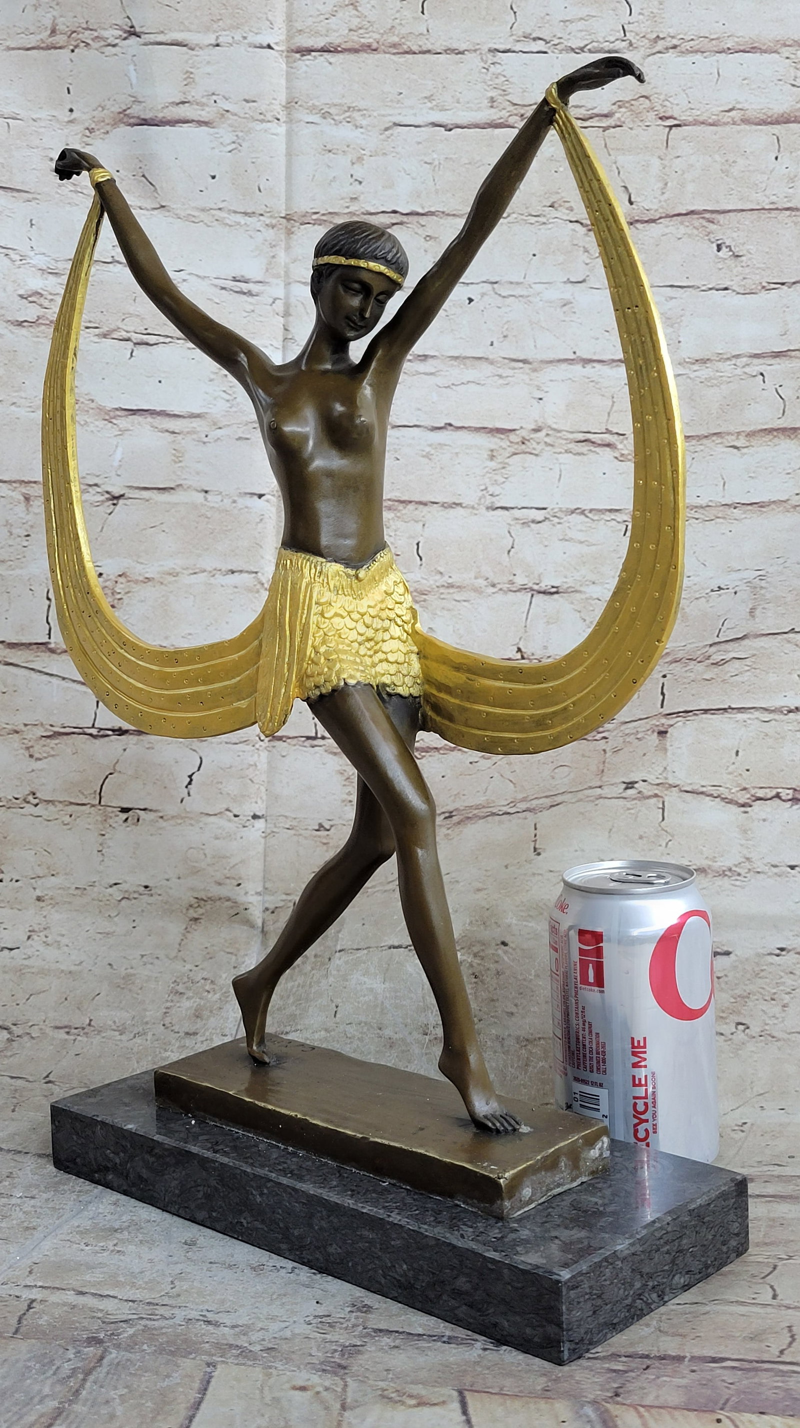 Dancer Bronze Figurine - 2