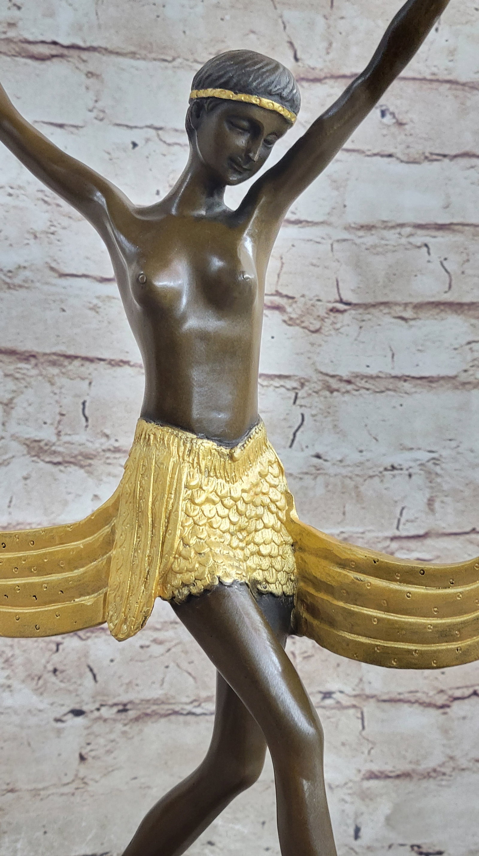 Dancer Bronze Figurine - 8
