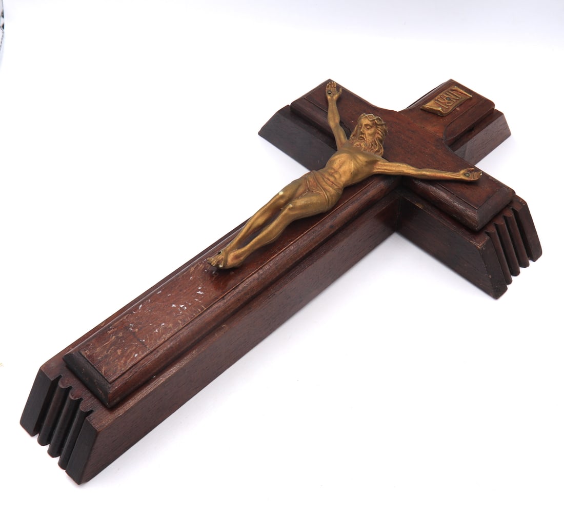 Walnut Sick Call Cross - 5