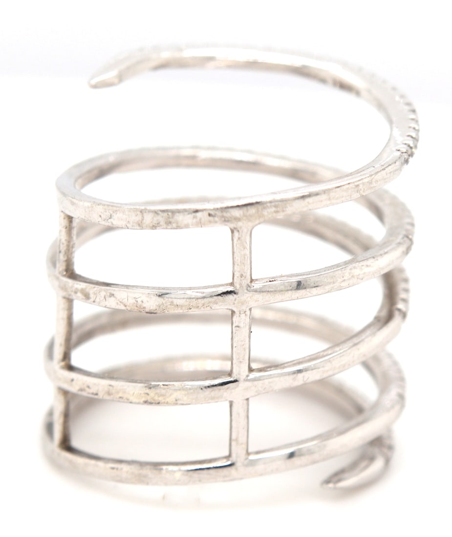 925 Sterling silver negative 3 space ring - 3