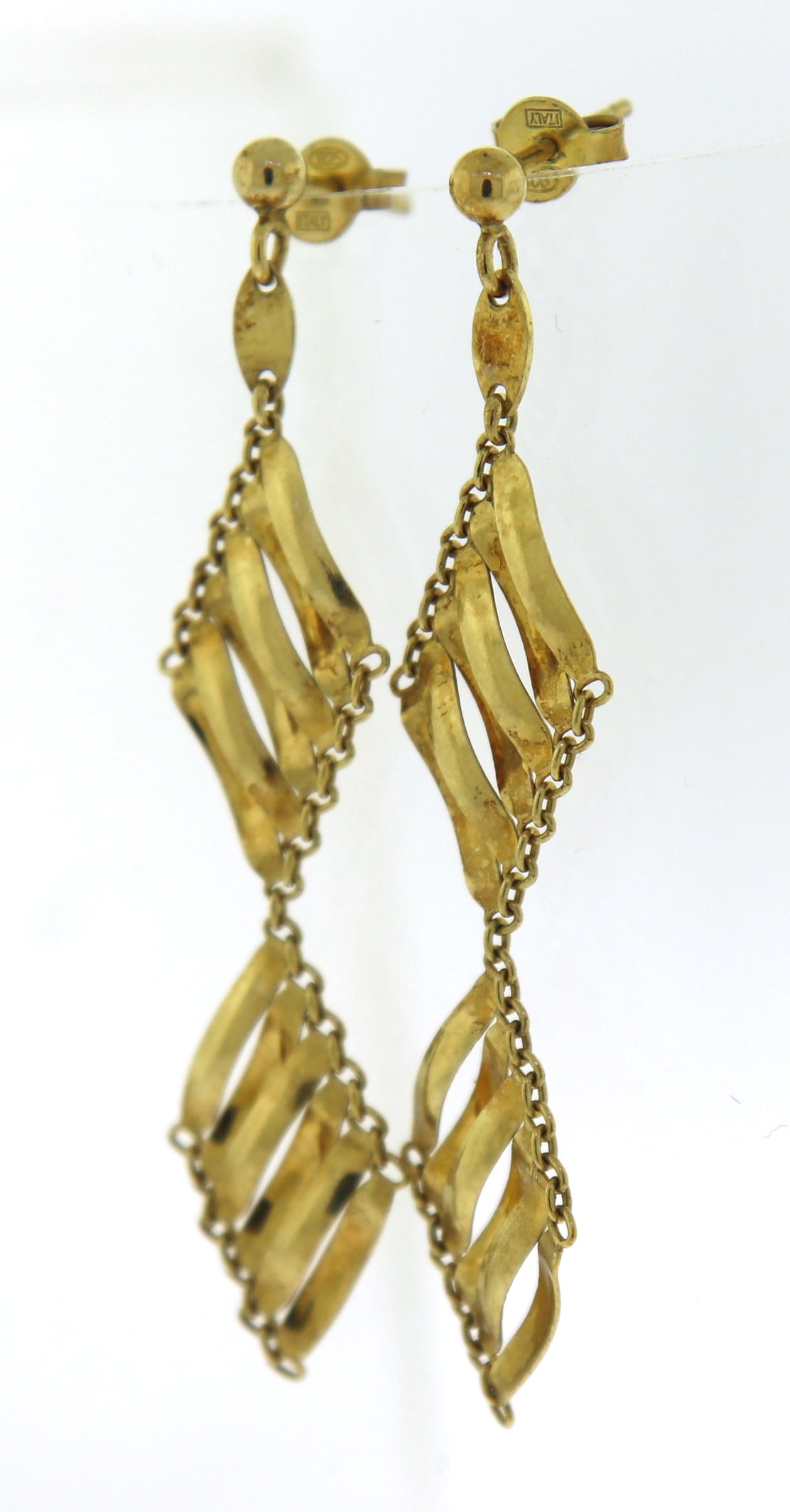 925 Sterling silver dangle earrings - 2