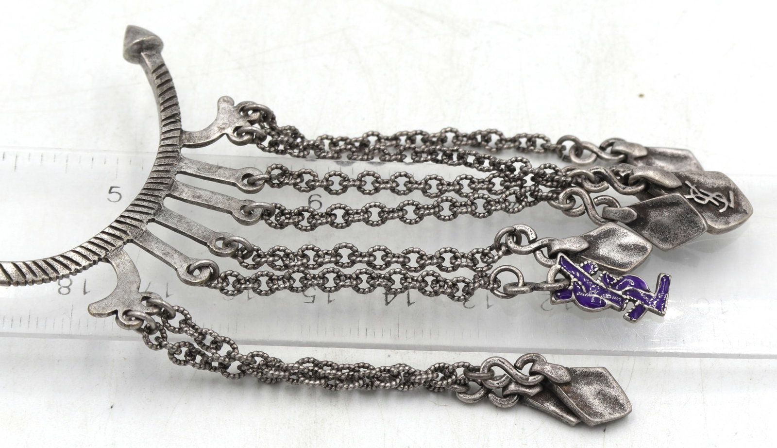 Tibetan dangle single cuff earring - 6