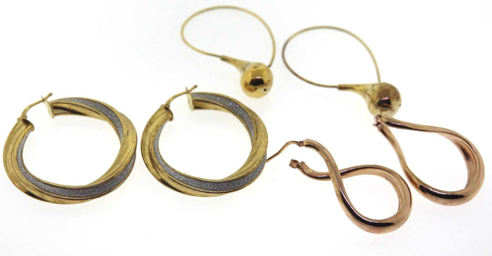 Lot of 3 Sterling Silver Earrings (1 of 7)
