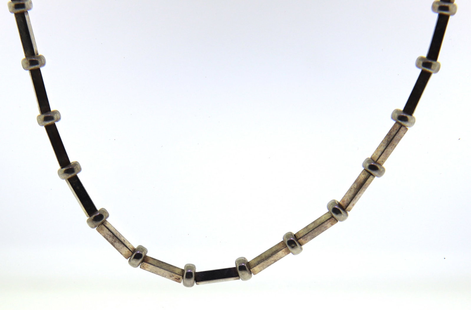 Vintage Sterling Silver Chain Necklace (1 of 4)